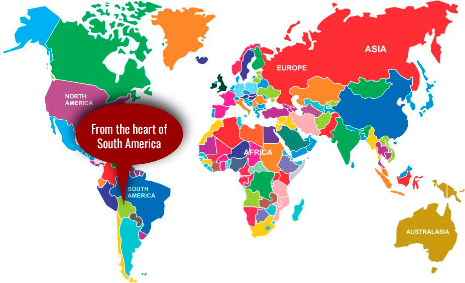 From the heart of South America